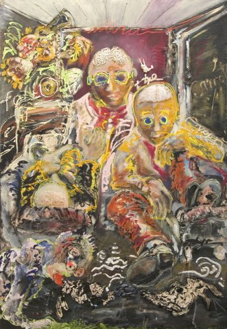 2012 martin franke, the four scientists, 179 x 120 cm, 2012